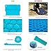 HITORHIKE Backpack Sleeping Pad Lightweight Camping Sleeping Bag Pad Ultralight & Compact & Inflatable Air Mattress Pad-Insulated Air Mat for Camp,Backpacking,Hiking,Scouts,Travel(Navy Blue)