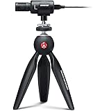 Shure MV88+ Video Kit with Digital Stereo Condenser Microphone for Apple IOS, Android & Desktop Compatible - Apple MFi Certif