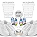 Diagonal One No Tie Shoelaces – 2 Pack. Slip On Tieless Elastic Silicone Shoe Laces for Kids, Adults & Seniors. Best for Sneakers and Casual Footwear