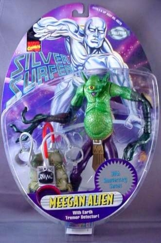 Silver Surfer Meegan Alien 6 inch Action Figure with Earth Tremor Detector