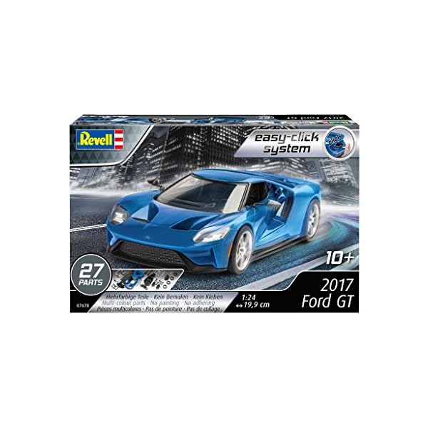Revell Revell_07678 B0789TTHRB, Auto-Bausatz, Sportwagen Modellbausatz 2017 Ford GT, bunt, 1:24/19,9 cm – Bild 3