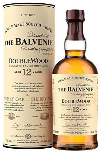The Balvenie DoubleWood 12 Jahre Single Malt Scotch Whisky, 70cl