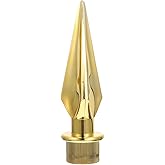 Didiseaon Plastic Flag Topper Replacement 8.26In Decorative Flag Pole Head for Office Conference Home Decor Holiday Celebration