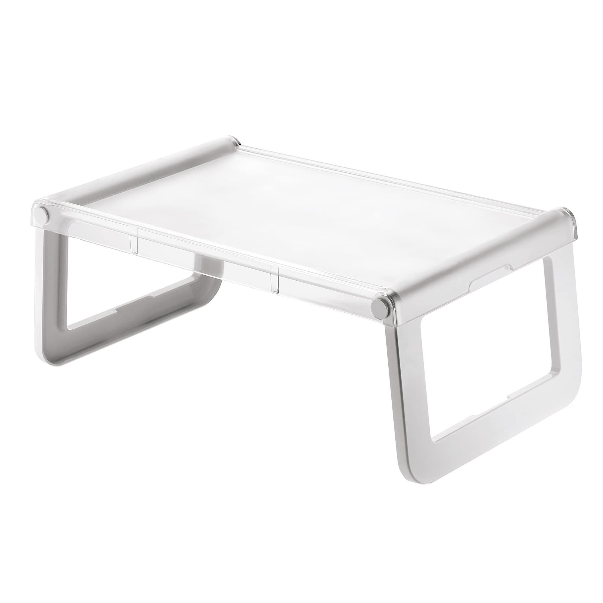 GUZZINI - Home, Jolly Multipurpose Tray, Bed or Sofa Tray - Transparent, 58 x 35 x h23.5 cm - 08940000