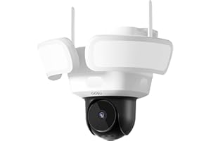 AOSU Floodlight Camera Wired, 3K UHD Security Camera Outdoor, 360° Coverage Surveillance, 24/7 Recording, Motion Detection, 2