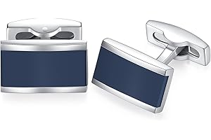 HONEY BEAR Cufflinks Mens Shirt Rectangle for Business Wedding Gift