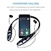 Bluetooth Headphones, Bluenin 970s Wireless Stereo Neckband Retractable Headset Sport Earbuds with Mic( 15 Hours Play Time, Bluetooth 4.1, CVC 6.0 Noise Cancelling) (Jet Black)