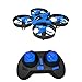 SKYKING Remote Control Drone Nano Drone S-011 Nano Quadcopter 3D Flips Headless Mode 6 Axis Gyroscope Extra Propellers Kids Blue