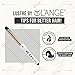 L’ange Hair LUSTRÉ Curling Wand, Tourmaline Ceramic and Titanium Barrel Wands with Heat-Protection Gloves Negative Ion and Infrared Tech, Dual Voltage Iron MSRP $169 (White 1″ (25MM) Titanium)thumb 3