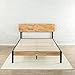 ZINUS Olivia Metal and Bamboo Platform Bed Frame, No Box Spring Needed, Wood Slat Support, Easy Assembly, Twin