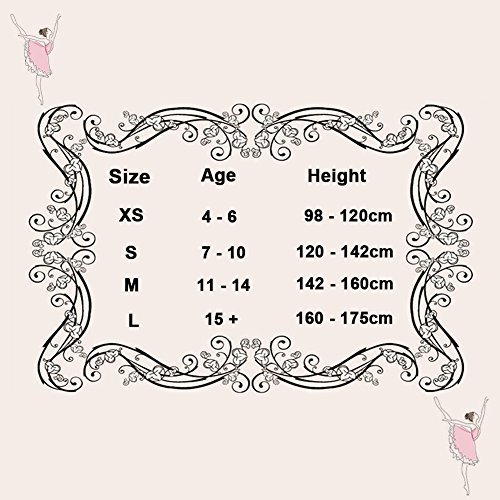 Girl's Ballet Dance Tights - Ultra-Soft Toddler Ballet Tights for Women (M, 3 Pairs Ballet Pink)