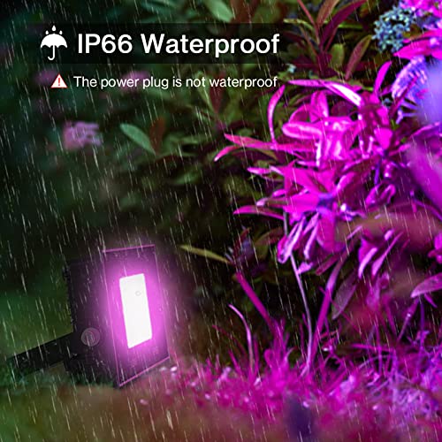 Olafus LED RGB Flood Light 70W Equivalent, Smart Flood Lights APP