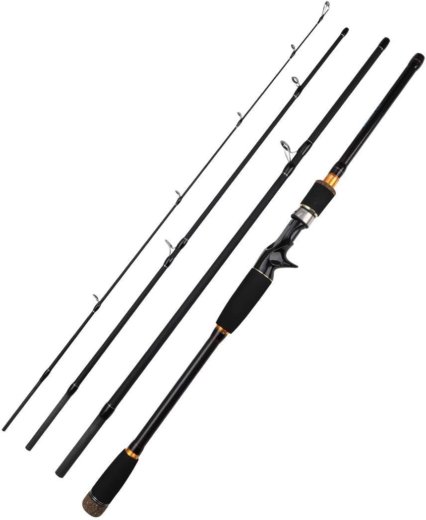 Amazon Com Taigek Casting Spinning Fishing Rod Carbon Fiber Fishing Pole 4 Pieces Graphite Spinning Pack Rod Travel Fishing Rod Saltwater Spinning Fishing Rod Sports Outdoors