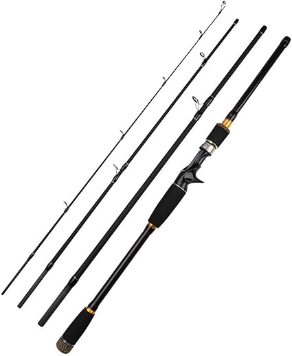 Amazon Com Taigek Casting Spinning Fishing Rod Carbon Fiber Fishing Pole 4 Pieces Graphite Spinning Pack Rod Travel Fishing Rod Saltwater Spinning Fishing Rod Sports Outdoors