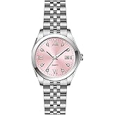 Women's Bracelet Watch Stainless Steel Quartz Watch Luminous Waterproof Watch Business Watches for Women