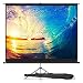Projector Screen with Stand 100 inch - Indoor and Outdoor Projection Screen for Movie or Office Presentation - 4:3 HD Premium Wrinkle-Free Tripod Screen for Projector with Carry Bag and Tight Straps primary