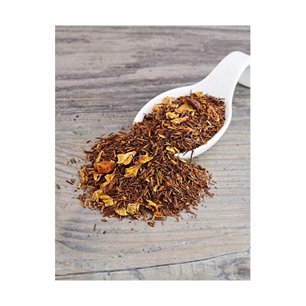 Rotbuschtee lose Rooibos-Tee Gute Laune Rotbuschtee, Korinthen, Papaya, Rosenblätter, Ananas, Himbeeren Rooibos Tee… – Bild 4