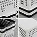 Idomy Rectangle Plastic Storage Baskets, Muti-Purpose, 4-Pack