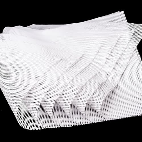 Silicone Dehydrator Sheets, Premium Non Stick Dehydrator Mats, Fruit Dryer Mesh for Food Dehydrator, 6pc, 12 x 13 inch