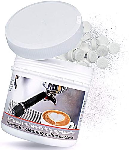 200 Cleaning Tablets for Coffee Machines and Espresso machines Compatible With Melitta, Jura, Delonghi - Made in Germany, Saeco, Krups etc. Coffee Machine Descaler and Cleaner