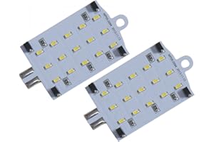 Diamond Group by Valterra Products Group by Valterra 906 and 921 LED Replacement Flat Bulb, Fully Dimmable, 165LUM, 3500K, 0.08A, 15W (2 Pack) - DG726011VP