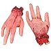 AW Halloween Severed Hands Feet Prank Props Bloody Broken Body Part Festival Decoration Party April Fool Day (Pack of 5) 2025
