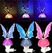 Fiber Optic Light Color Changing - Butterfly Lights Led Lamp Changeable Night Light Lamp - Butterfly Party Supplies Solar Lamp Kids Room Decor - 110v-220v Wall Decoration Purple Butterfly Decorations