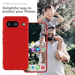 YATWIN Silicone Case for Google Pixel 8