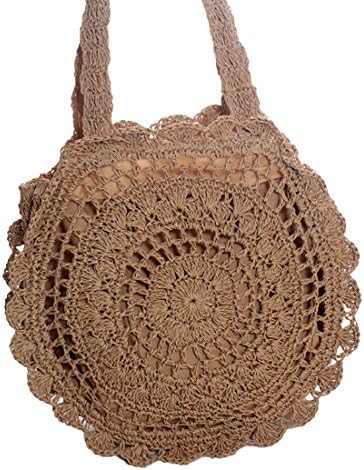 Summer Holiday Straw Woven Bag for Women Beach bag Crossbody Shoulder Bag Messenger Satchel