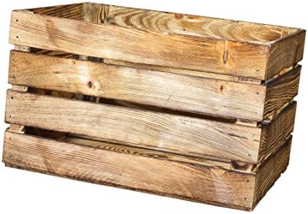 Caja Madera Flambée 50 x 40 x 30 cm: Amazon.es: Hogar