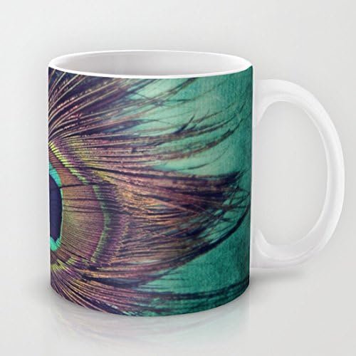 Ushopping Fun Cup - Peacock Feather - Mugs
