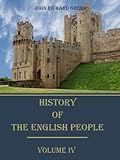 Front cover for the book History of the English people by John Richard Green