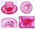 Saferin Women's Organza Church Derby Fascinator Bridal Cap British Tea Party Wedding Hat (Hot Pink)