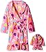 Dollie & Me Girls' Hearts Printed Fleece Robe