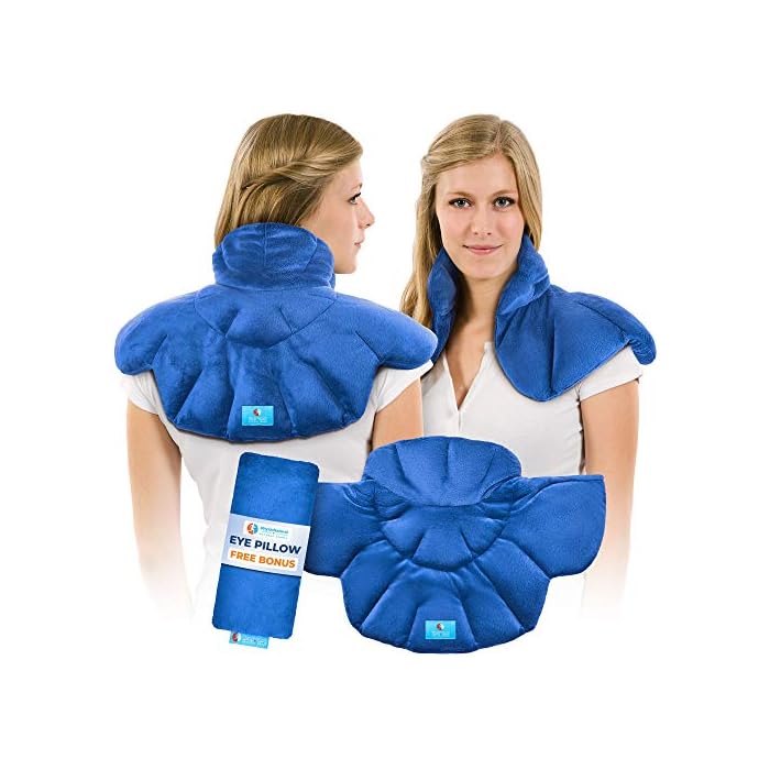 PhysioNatural Microwavable Heating Pad – for Instant Relief and Relaxation in Cases of Muscle Pain, Tension and Stress…