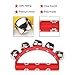 ZUINIUBI Alloy 5 Jingle Bells Sleigh Bells Instrument on Plastic Handle for Baby Kids Random Delivery