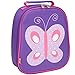 yodo Kids Insulated Lunch Tote Bag with Name Tag for Girls, Butterfly