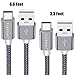 USB Type C Charger Cable, Earldom Nylon Braided USB A to C Fast Charging Cord Campatible Samsung Galaxy S8/S9/Plus/Note 8, LG V30 V20 G6 G5,Google Pixel XL 2,Nexus 6P 5X & More [6.6ft + 3.3ft]