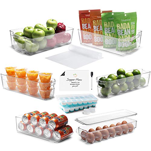 Etienne Alair Organizer14 Stackable Freezer Clear Refrigerator Organizer Acrylic Fridge Bins