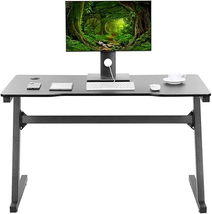 Gototop 120 Cm Bureau Pour Ordinateur De Bureau De Jeu Stable Ergonomique En Forme De Z Pour Clavier De Jeu Amazon Fr Cuisine Maison