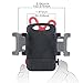 Bike Mount, Arespark Universal Cell Phone Bicycle Handlebar & Motorcycle Holder Cradle Mount for iPhone 6 6(+) 6S 6S plus 5S 5C 4S, Samsung S7 S6 Note 4,Nexus 5, Black