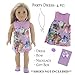 PZAS Toys 4 Outfit Set, Compatible with All 18 Inch Doll Clothes