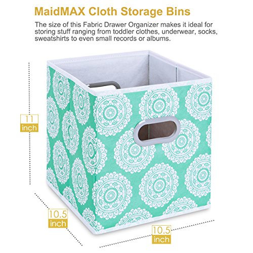 MaidMAX Cloth Storage Cubes, Cube Organizer Bins, Foldable Storage