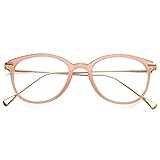 COASION Vintage Round Clear Glasses