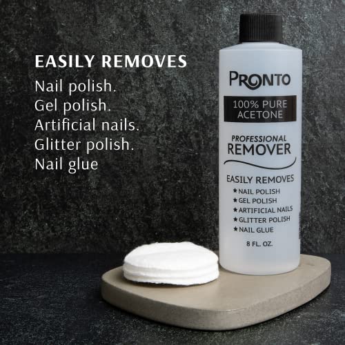 Pronto 100 Acetone Gel Nail Polish Remover Gel Polish Remover for