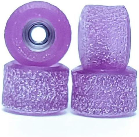 Abstract 95A Mini Conical Urethane Fingerboard Wheels (Clear Purple)