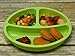 Set of 4 Divided Toddler Plates Set for Baby Plate, Kids, Children, BPA Free Silicone for Feeding by Salbree (7.5
