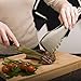 2 in 1 Bonke Tongs and Spatula - Perfect Salad, Fish, Spaghetti, Meat Steak Turner, Asparagus, Appetizer, Vegetable Tongs or Spatulas in Kitchen when Cooking - Flexible Nylon