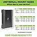 HIDEit Mounts Uni-L Mount - Patented in 2015, Made in USA - Steel Adjustable Large Wall Mount, Hide Your Cable TV Box, Satellite Receivers, DVRs, NVRs, Set-Top Boxes and Other A/V Equipment