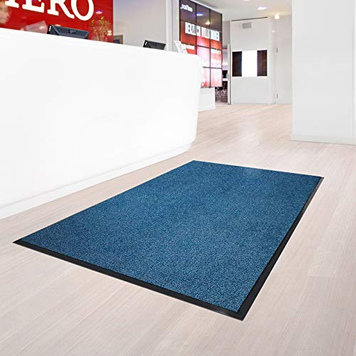 Entrance Mat | Europe's # 1 Front Door Mat for Home and Business | Blue - 24" x 36" - Thumbnail 5